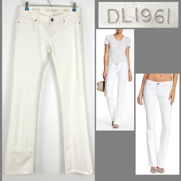 DL1961 Denim - New DL1961 Cindi Slim Boot Cut Jeans in Milk Sz 28